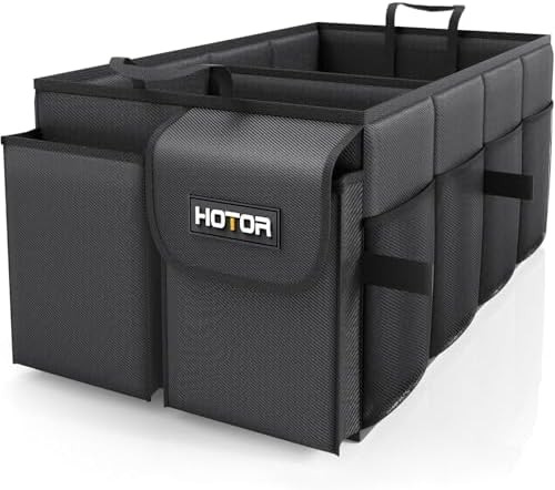Foldable Trunk Organizer Sturdy Car Storage Compartments