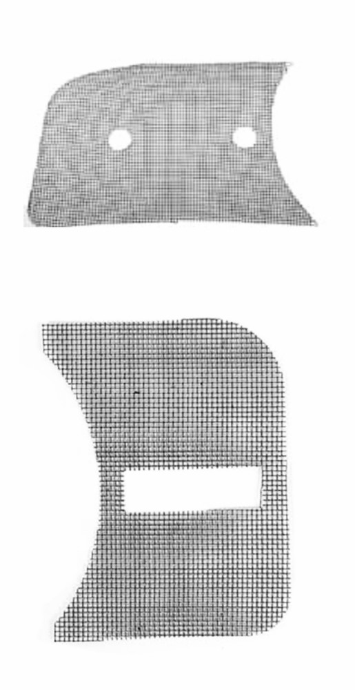 TYPE 1 BUG DASH GRILL MESH INSERT KIT 1968-1977, SUPER BEETLE 1971-1972