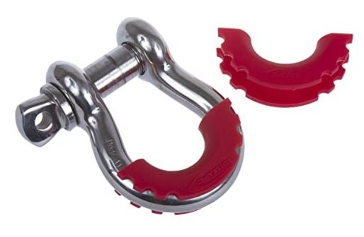 D-Ring Shackle Isolator Red Pair