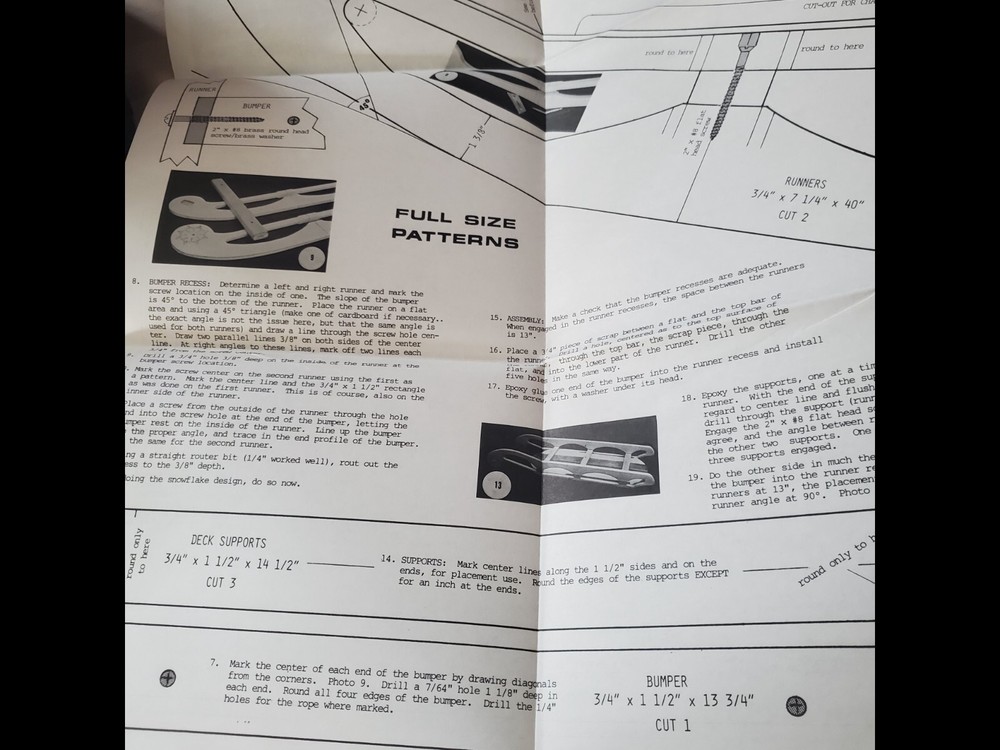 Pattern Woodworking Vintage