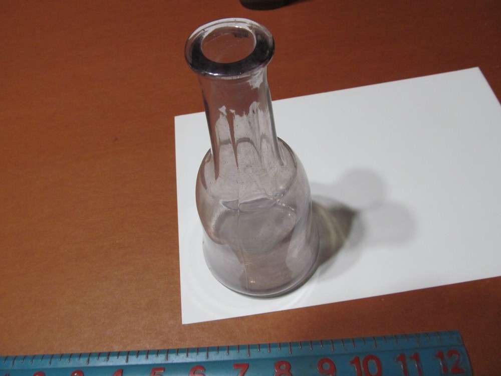 VINTAGE BOTTLE: BELL SHAPE, PURPLE