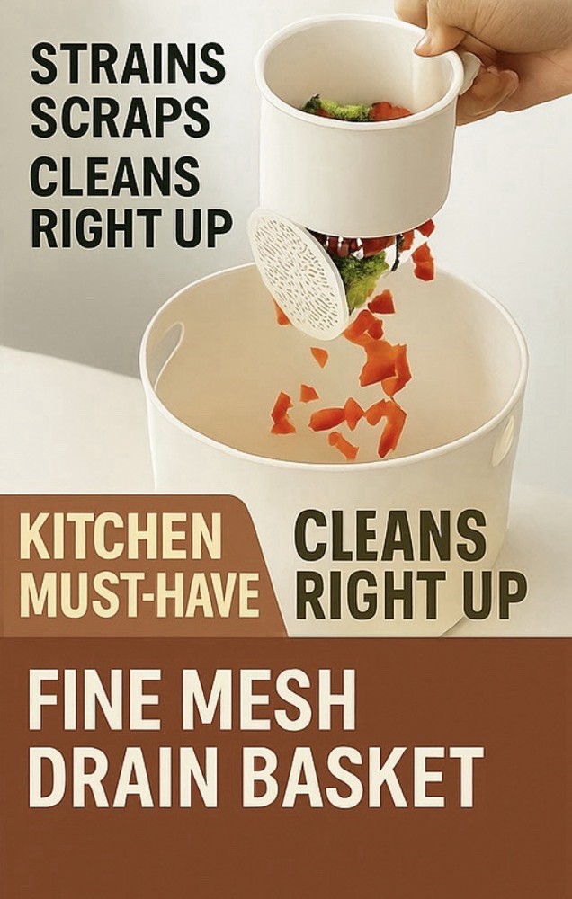 Kitchen Sink Food Strainer Basket