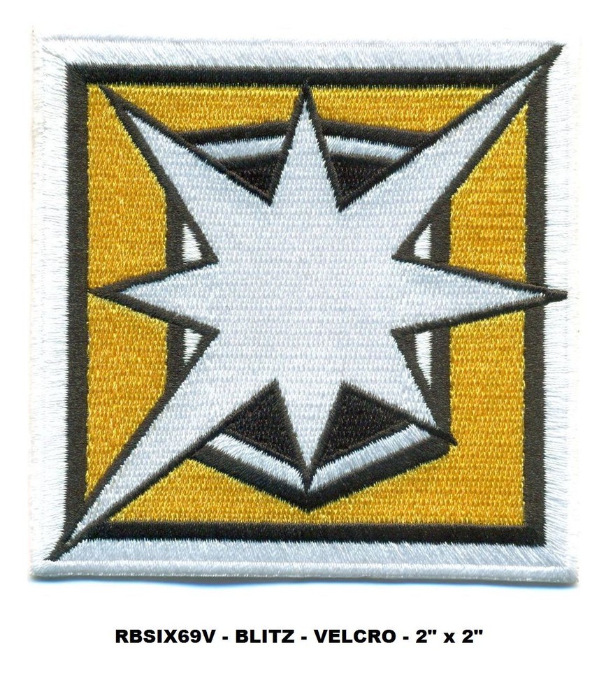 RAINBOW SIX OPERATOR VEL-KRO PATCH - BLITZ - RBSIX69V