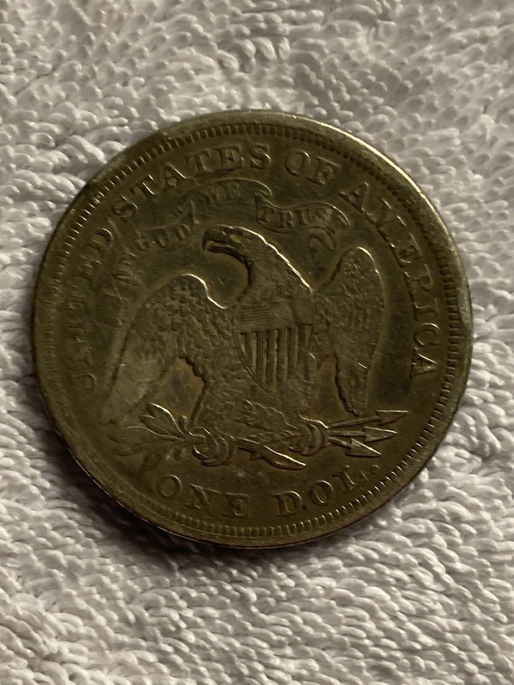 1871 seated liberty dollar
