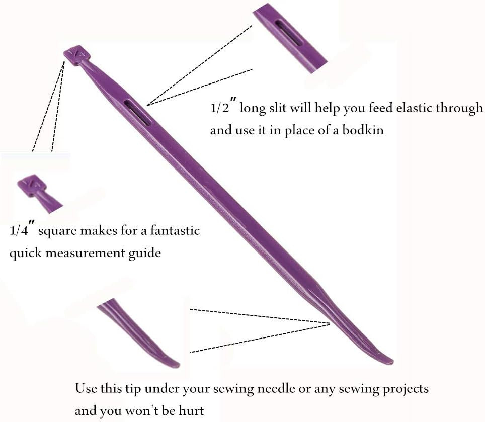 That Purple Thang Sewing Tools 5Pcs for Sewing Craft Projects Use Thread Rubber