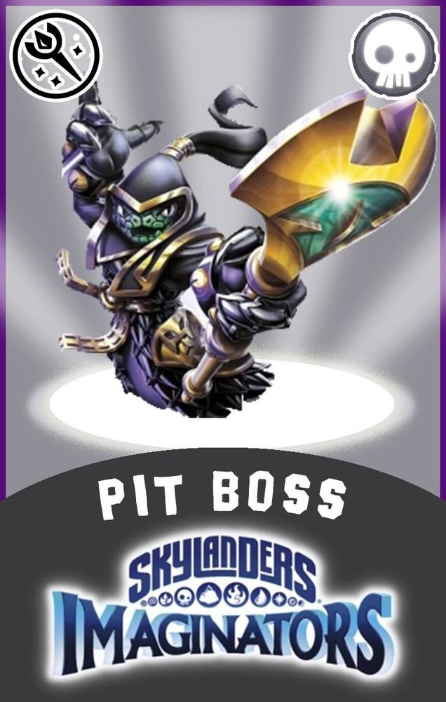 Skylanders Imaginators Pit Boss NFC Card