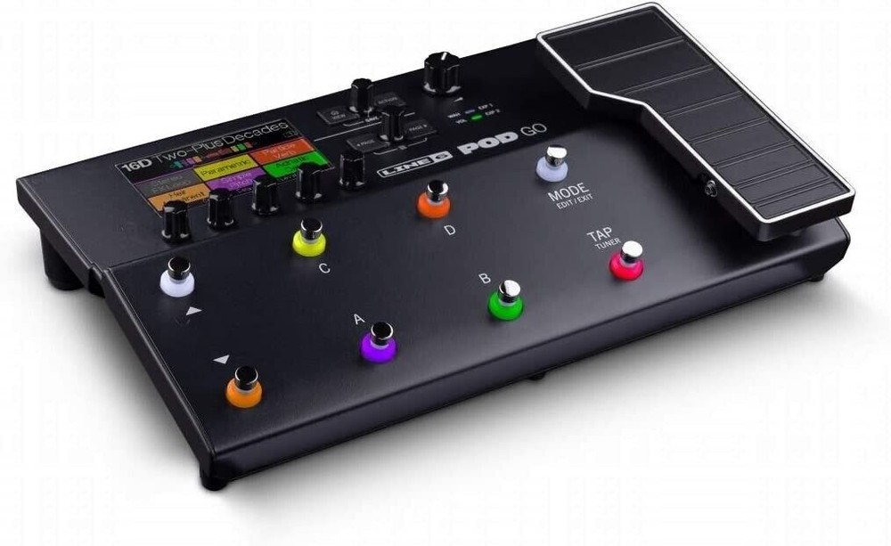 Line 6 POD Go Guitar Multi-Effects Processor Black NEW