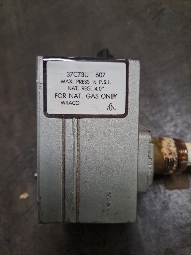 WHITE RODGERS 37C73U-607 WATER HEATER GAS VALV THERMOSTAT NATURAL GAS 37C73U 607