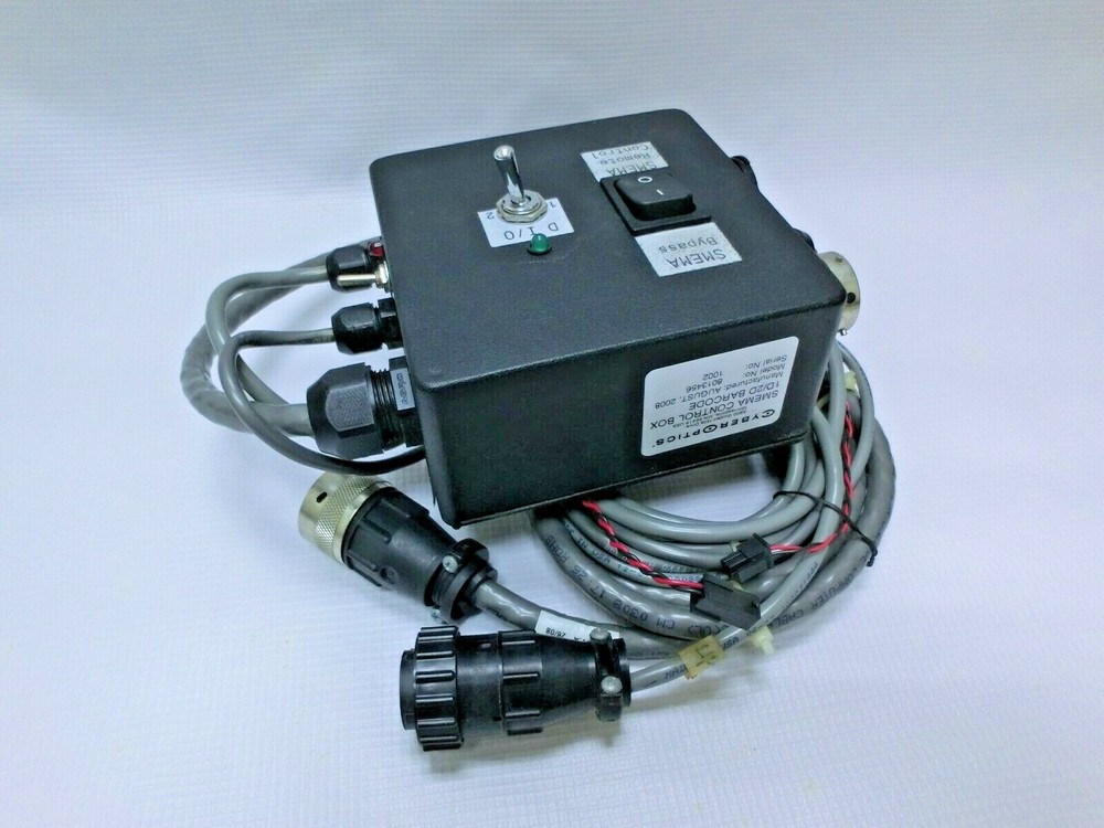 CyberOptics 8013456 SMEMA Control Box 1D/2D Barcode,Used_,6217