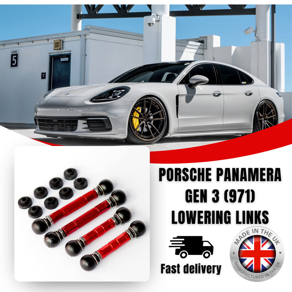 PORSCHE PANAMERA EVOLUTION LOWERING LINKS KIT 971 GEN2 ADV. PRECISION ADJUSTMENT