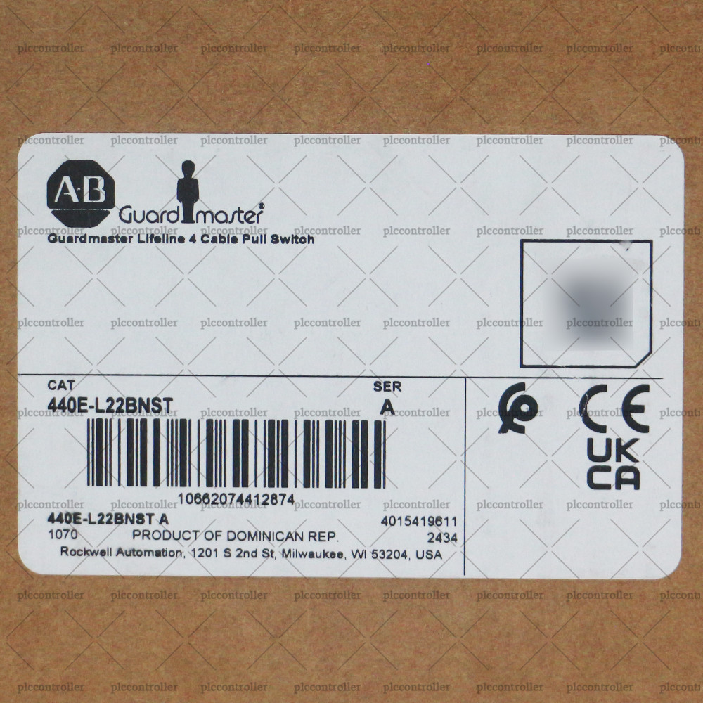 New Sealed Allen-Bradley 440E-L22BNST Guardmaster Lifeline 4 Cable Pull Switch
