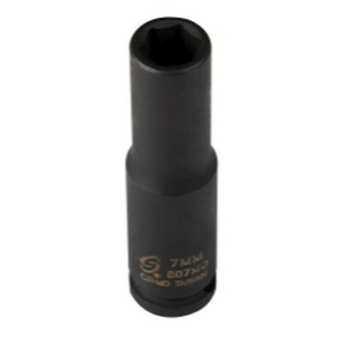 Sunex Tools 807MD 1/4" Drive 6 Point Deep Impact Socket 7mm