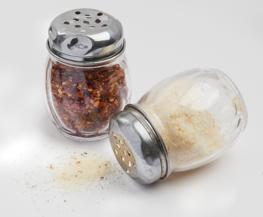 Cheese Shaker Tops-Plastic- Rust & Dent Free Forever Lids (12 Count) 241W WHITE