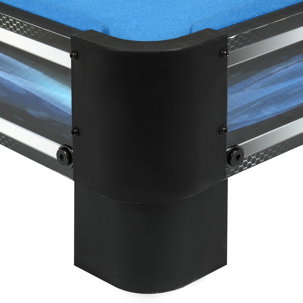 Compact Tabletop Pool Table W/ Non Marking Skid Pads Game Room Engineered Wood