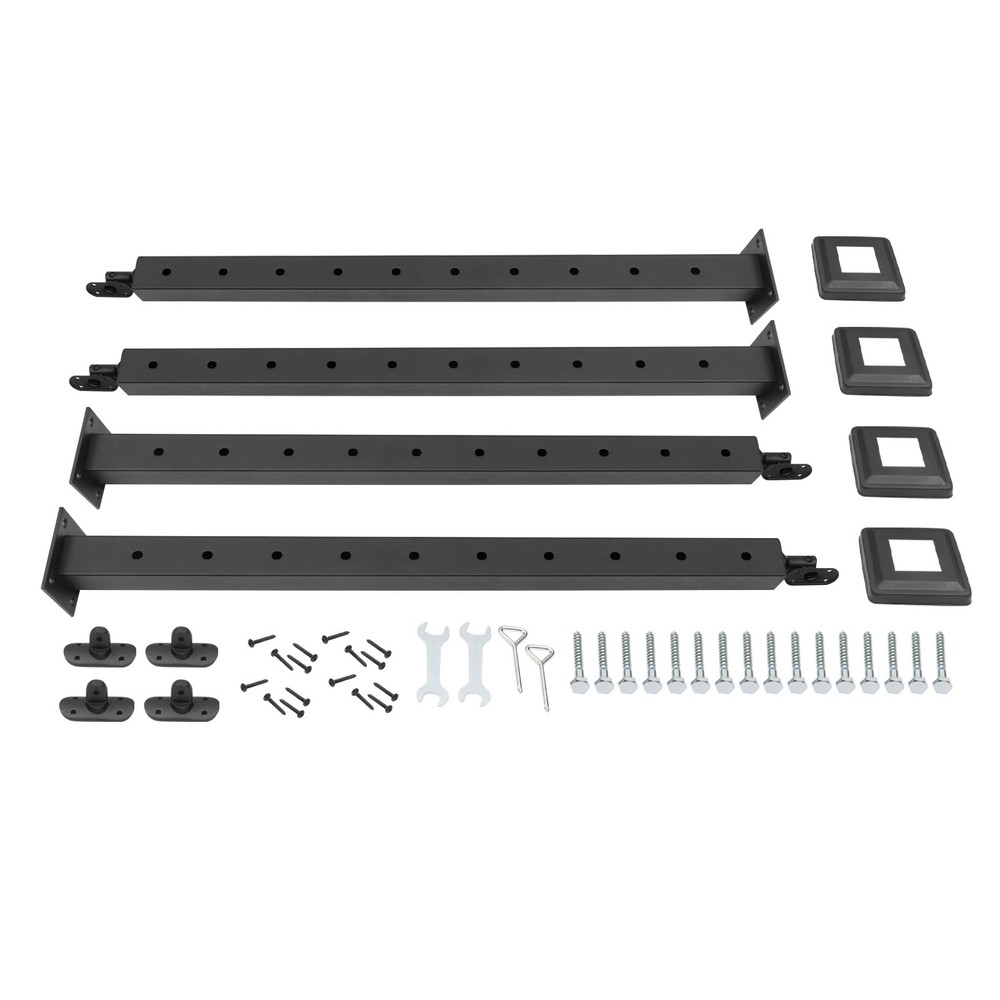 4 Pack Drilling Angle 30° Level Drilled Cable Railing Posts 36"x2"x2" Adjustable