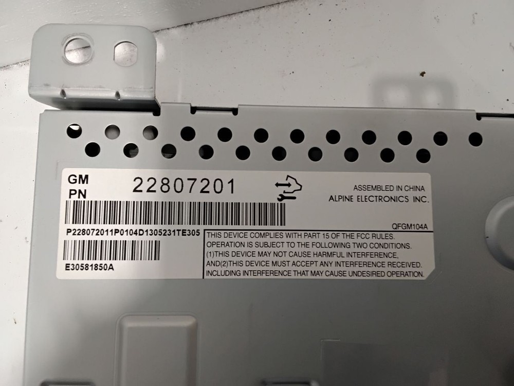 2010-2017 GMC Terrain Dash Mounted Lower 7" Display Screen