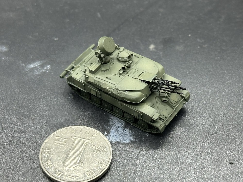 3DPrinted1/144Soviet Shilka Self-Propelled Gun Tank Finished Model
