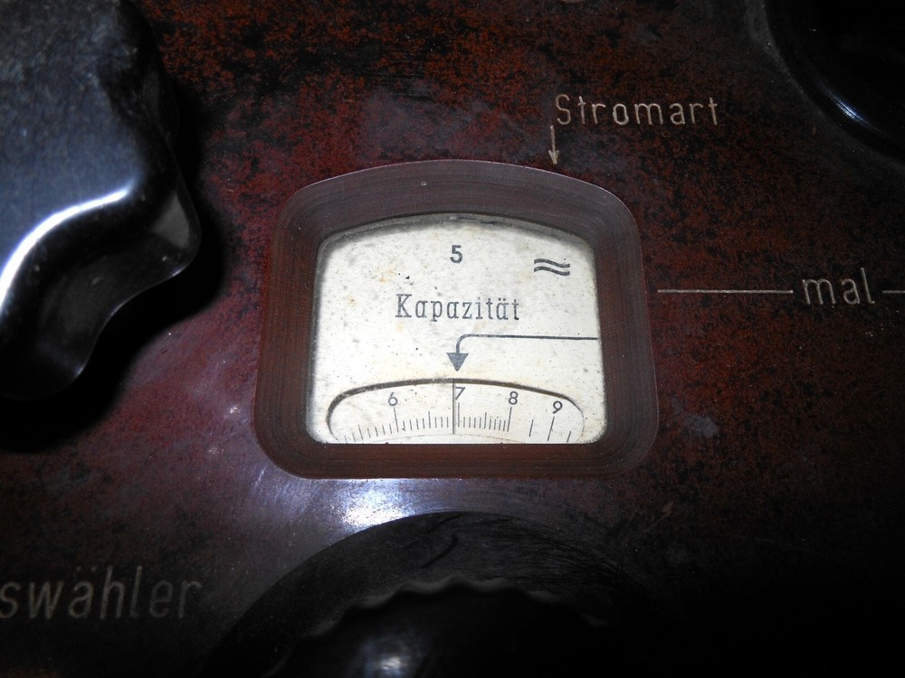 WW2 German Luftwaffe Messbrücke Ohmmeter - COMMUNICATION LINE TESTING UNIT