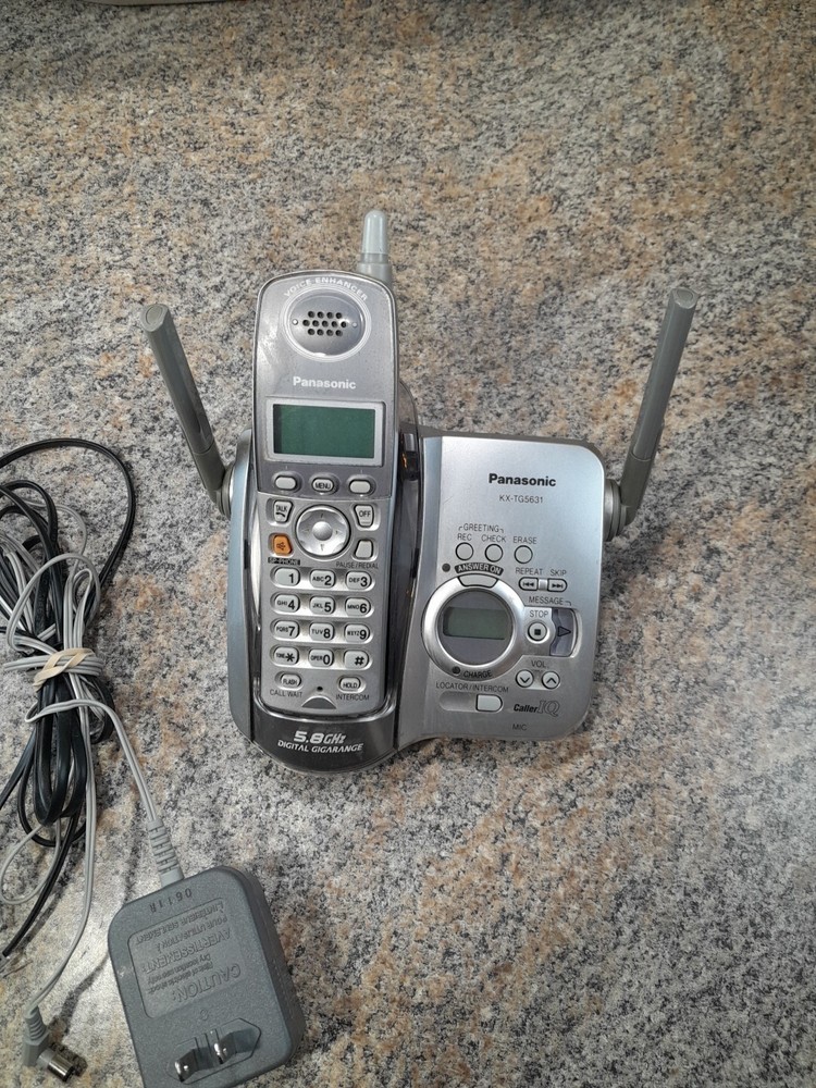 PANASONIC KX-TG5631 Tested Working Needs Replacement Battery