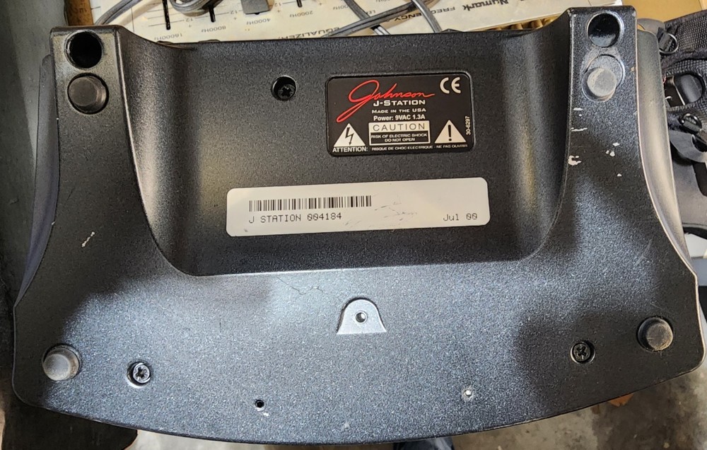 Johnson J-Station Guitar Amp Modeler Multi Effects Processor No PSU