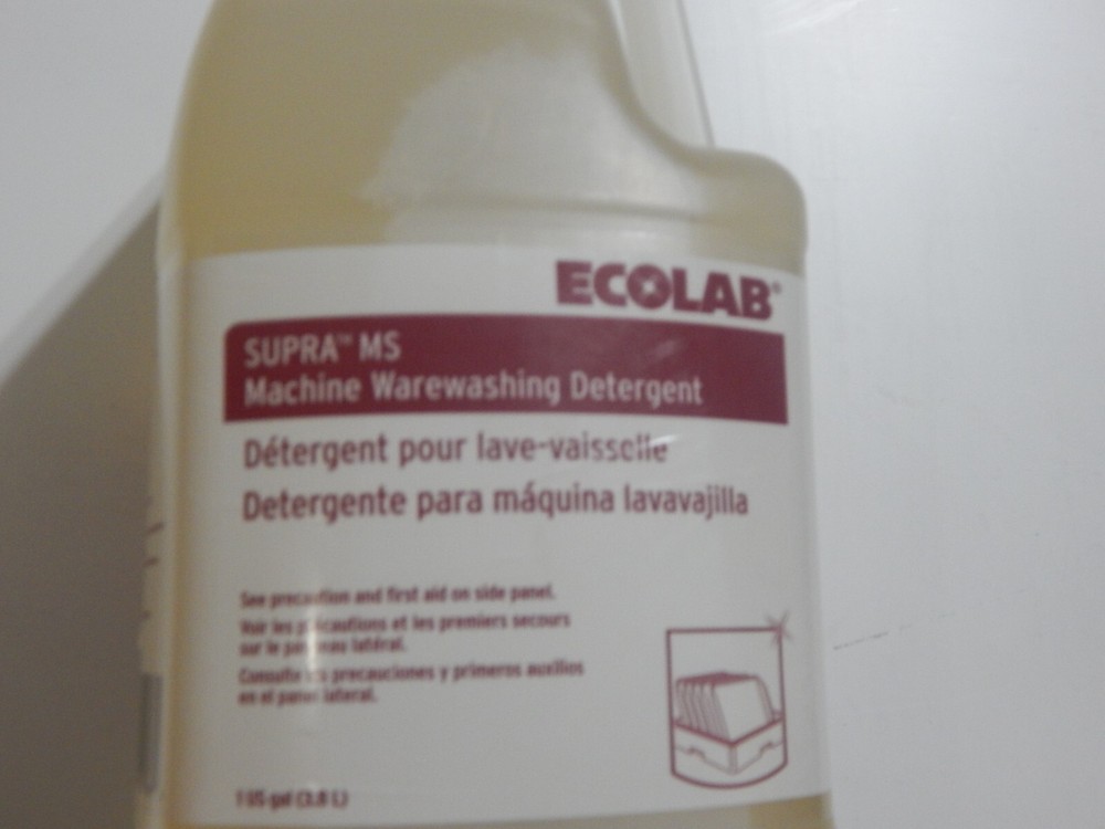 ECOLAB SUPRA MACHINE WAREWASHING DETERGENT PACK OF 4