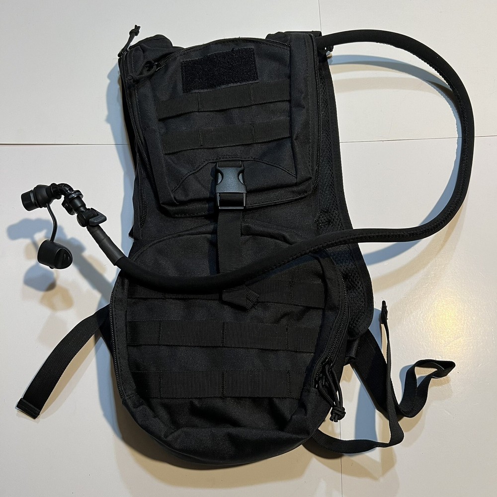 Tactical Molle Hydration Pack Backpack with 3L TPU Water Bladder Military Daypac
