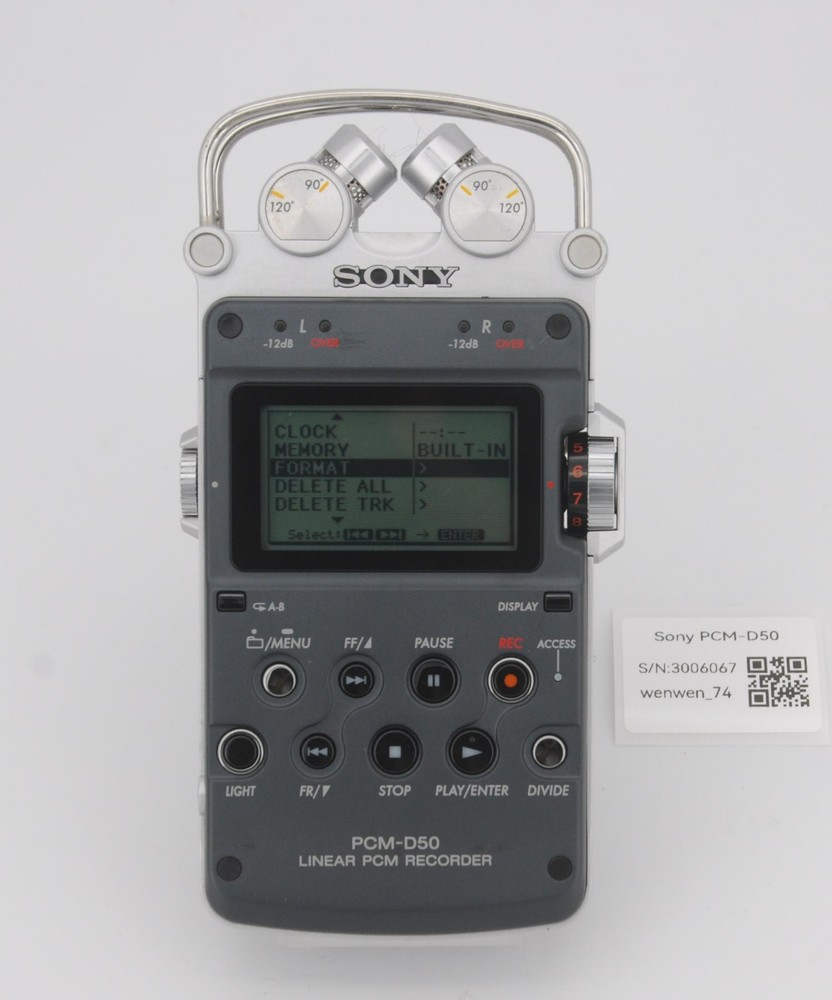 Near Mint -- Sony PCM-D50 Digital Recorder