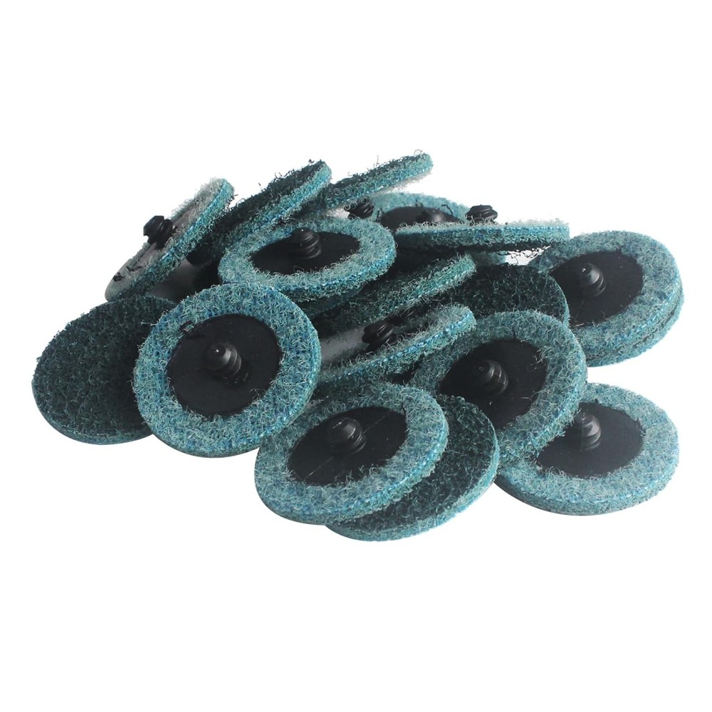 50 Pcs 2'' Surface Conditioning Discs,Fine Roll Lock Quick Change Sanding Discs