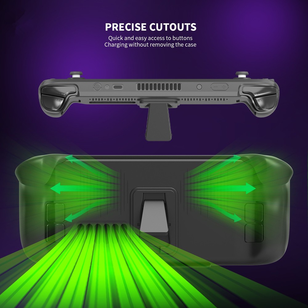 Slim Case Removable Face Cover Dust Proof Protective Case For Steam Deck