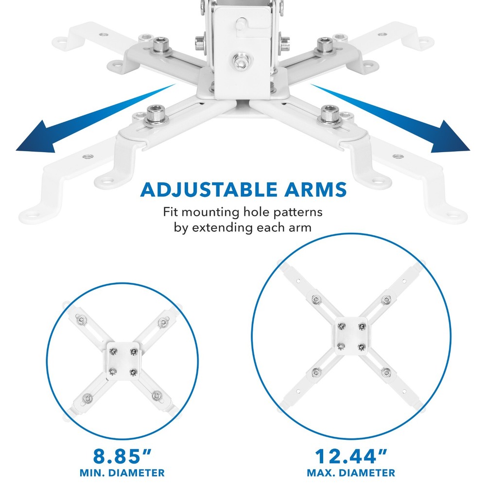 Mount-It! Full Motion Projector Wall & Ceiling Mount