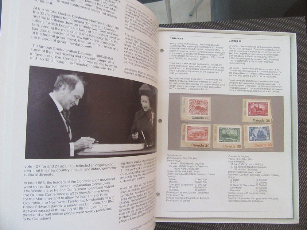 Canada Post - Annual Stamp Collection #25 - 1982 Collection Canada opened
