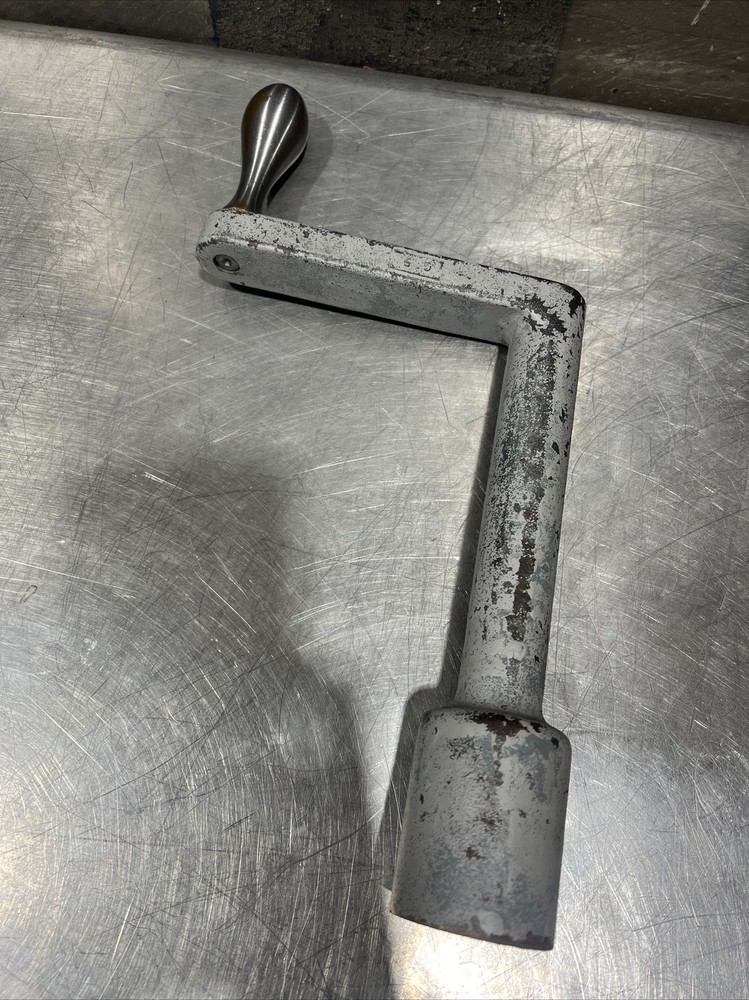 Vintage cast iron milling machine handle