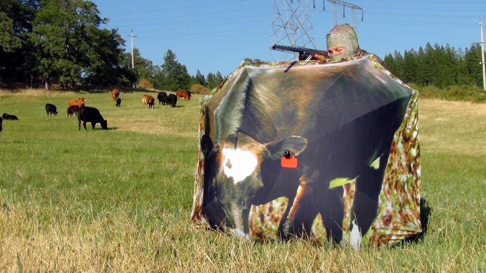 Moo Cow Decoy/ Stalking Blind/Trekking Pole