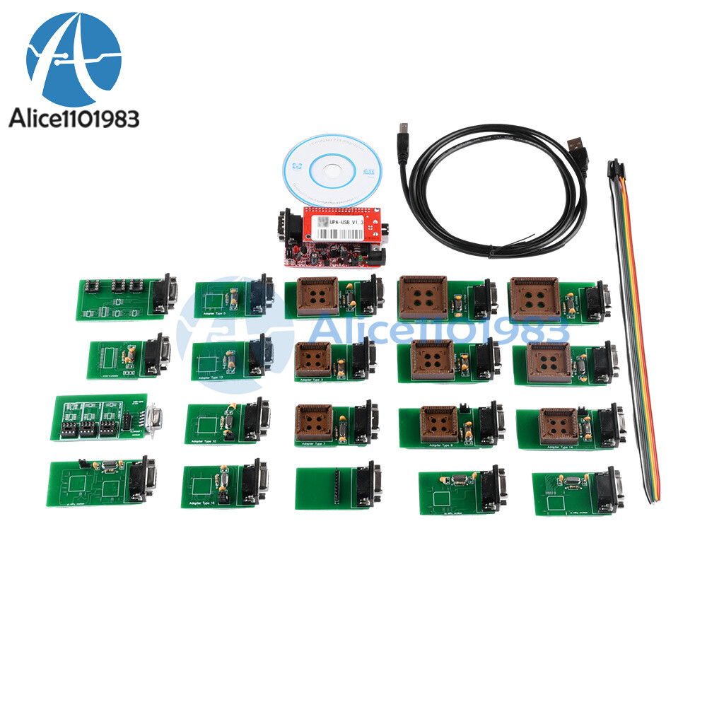 UPA USB Programmer with Full Adaptors Support NEC Function Software V1.3