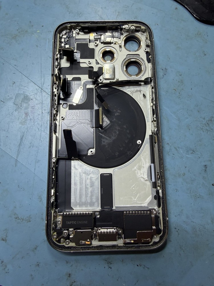iPhone 15 Pro SILVER Frame Housing Replacement With  OEM- GRADE A- 🔥