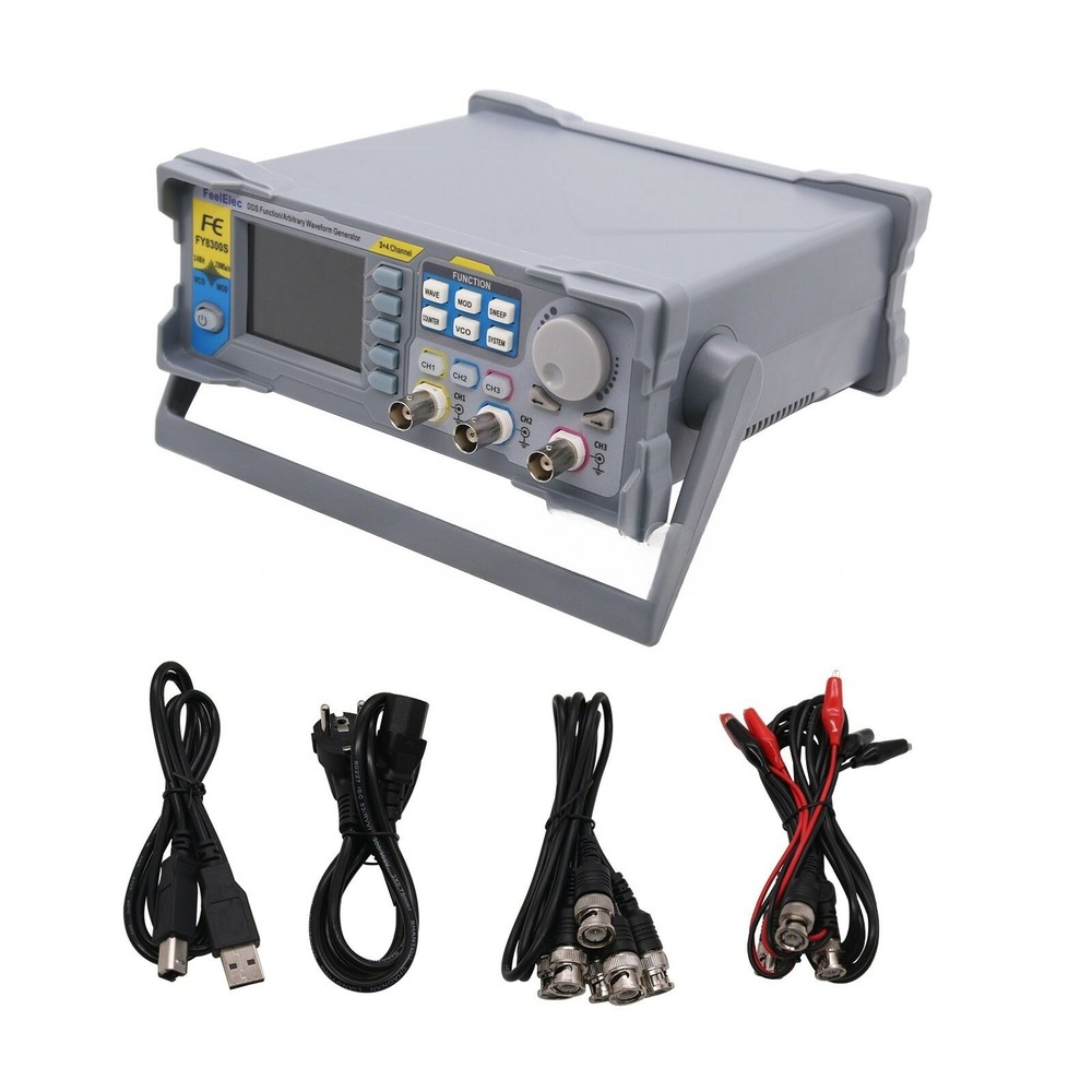FY8300S-20M 3CH DDS Function Signal Generator Arbitrary Waveform 4CH TTL