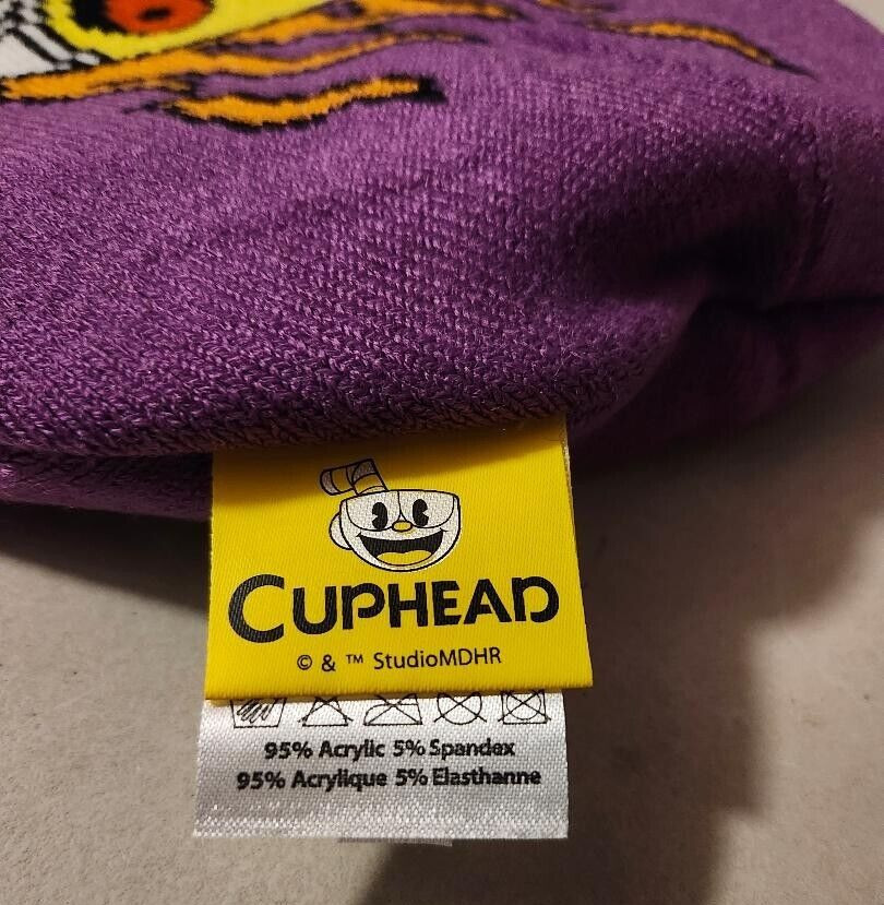 MWT -Red Cuphead Reversible Knit Hat featuring Cuphead/ one size fits most
