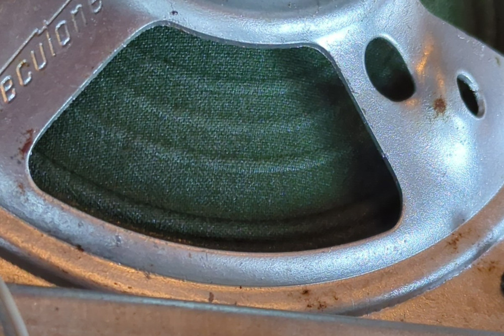 Executone intercom wall mount speaker system on brushed stainless steel plate