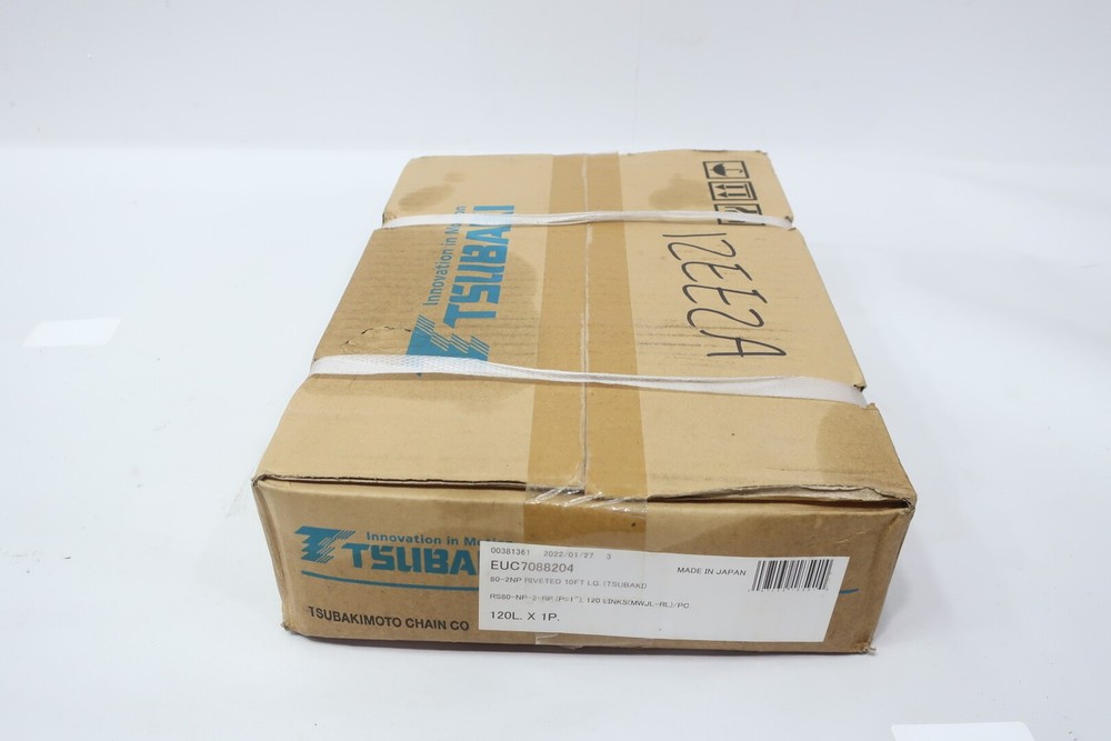 Tsubaki RS80-NP-2-RP Double Roller Chain 10ft