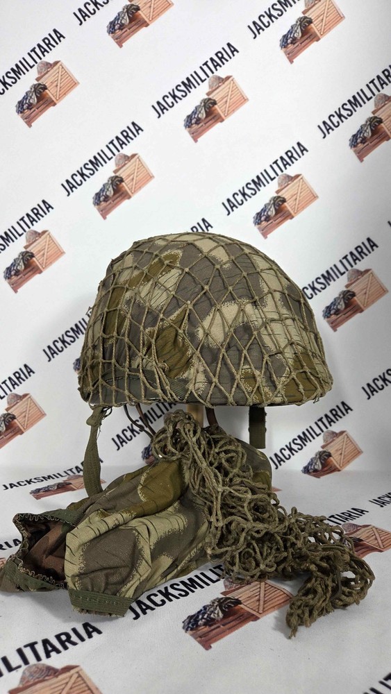 Austrian Pea-Dot & Splinter Reversible Helmet Cover & Net
