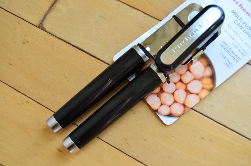 KitchenAid Stainless Steel Can Opener Black Handle