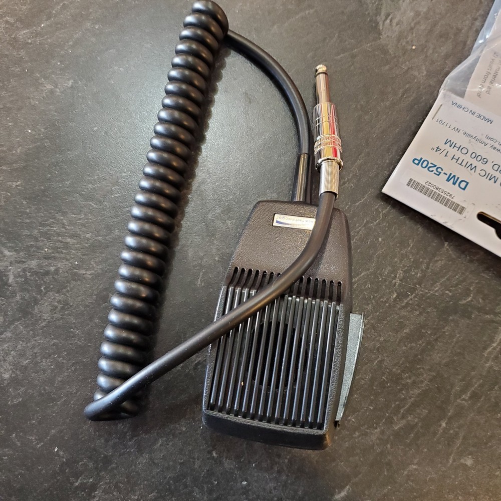 Speco DM520P Push-To-Talk CB Handheld Microphone Open Box
