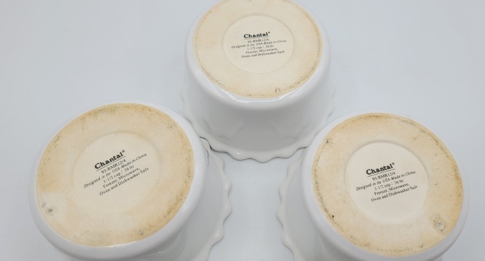 Ramekin Souffle Baking Dishes Pre-owned