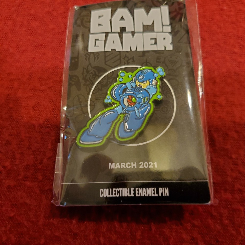 BAM BOX GAMER EXCLUSIVE MEGA MAN ENAMEL HAT PIN