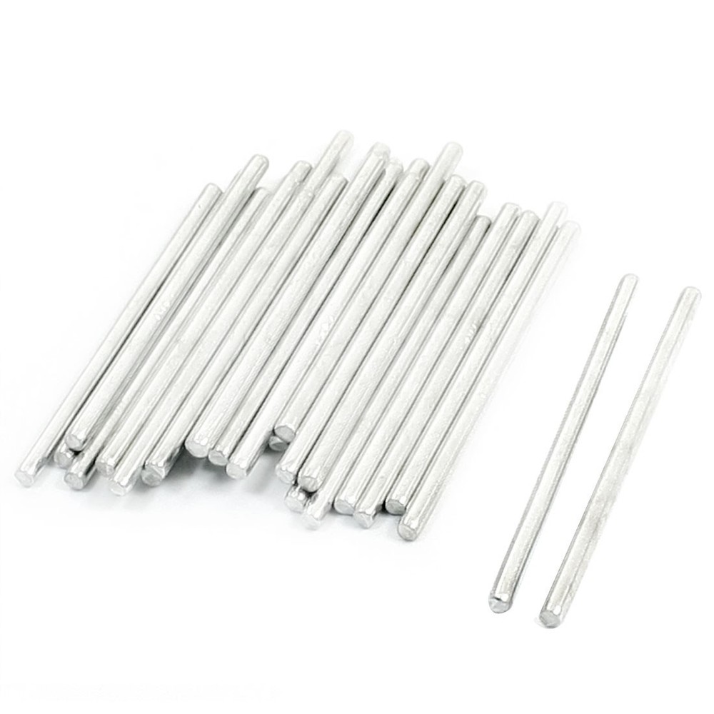 30 Pack Iron Round Axles Rods 40mm x 2mm for RC Model