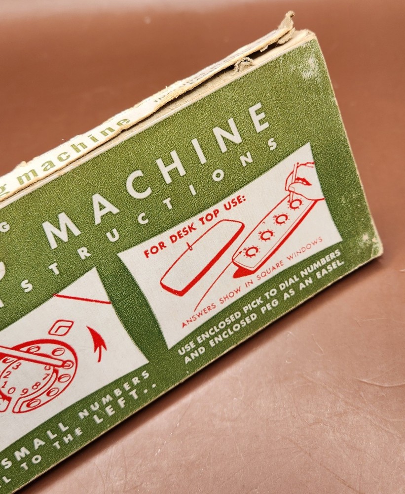 Vintage Sterling No. 565 Add-It Dial-A-Matic Automatic Adding Machine w/...