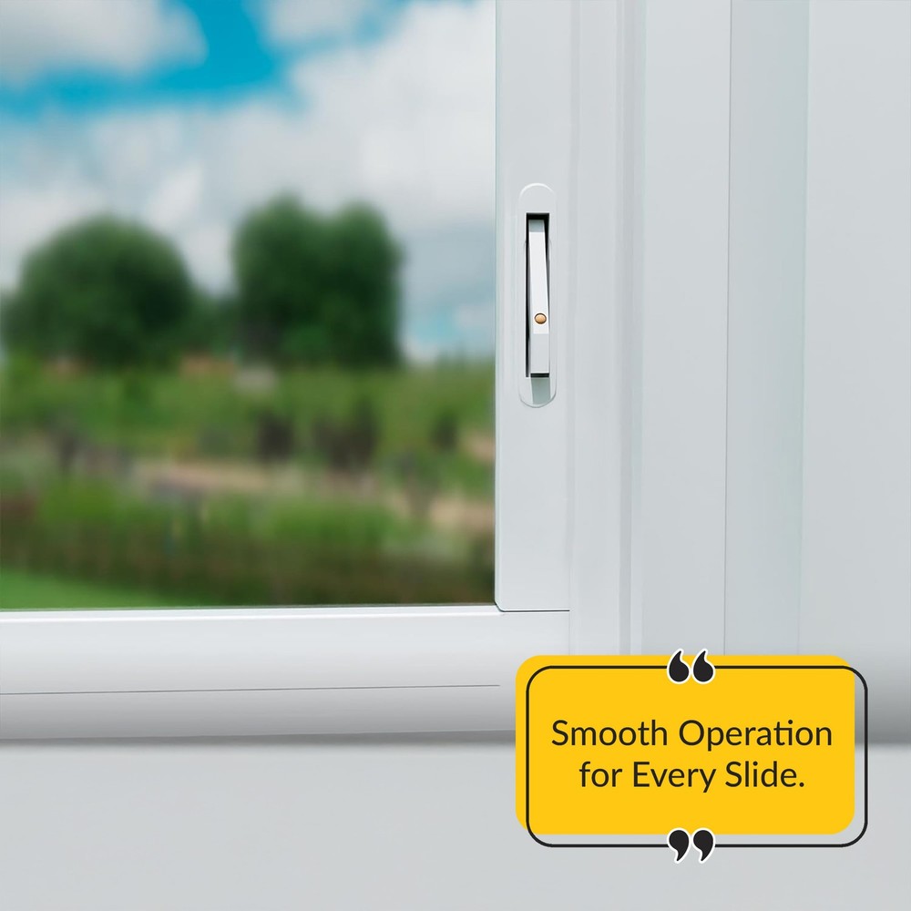 Brixwell Single Action Window Opening Control Devices, Plastic, Blue White Finis