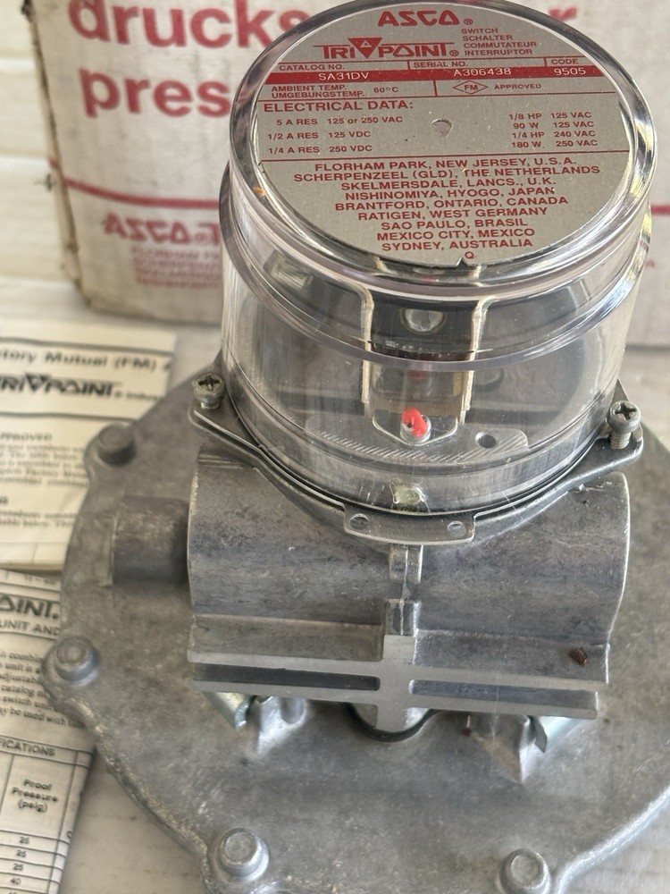 ASCO Tri Point SA31DV Temperature Pressure Switch / Open Box