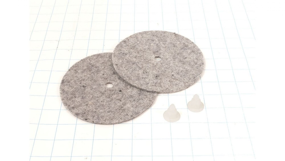 Vacuum Cleaner Part # KO-2410 - Felt Buffing Pads, Pair.