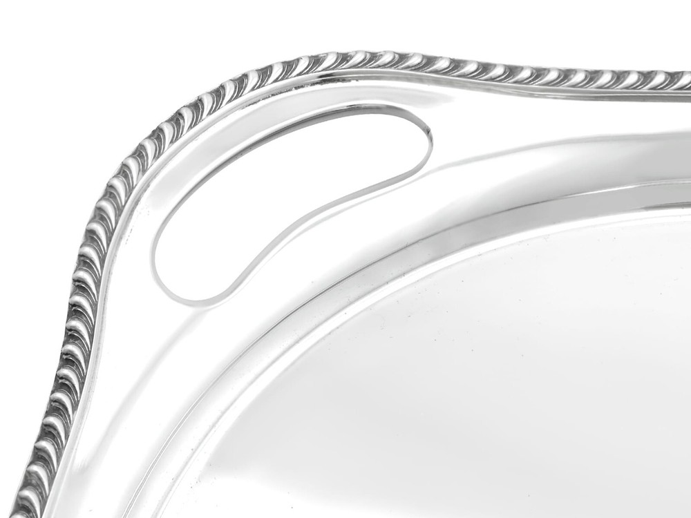 Antique George V Sterling Silver Drinks Tray (1931)